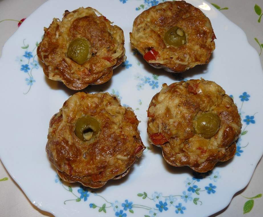 Muffins façon pizza