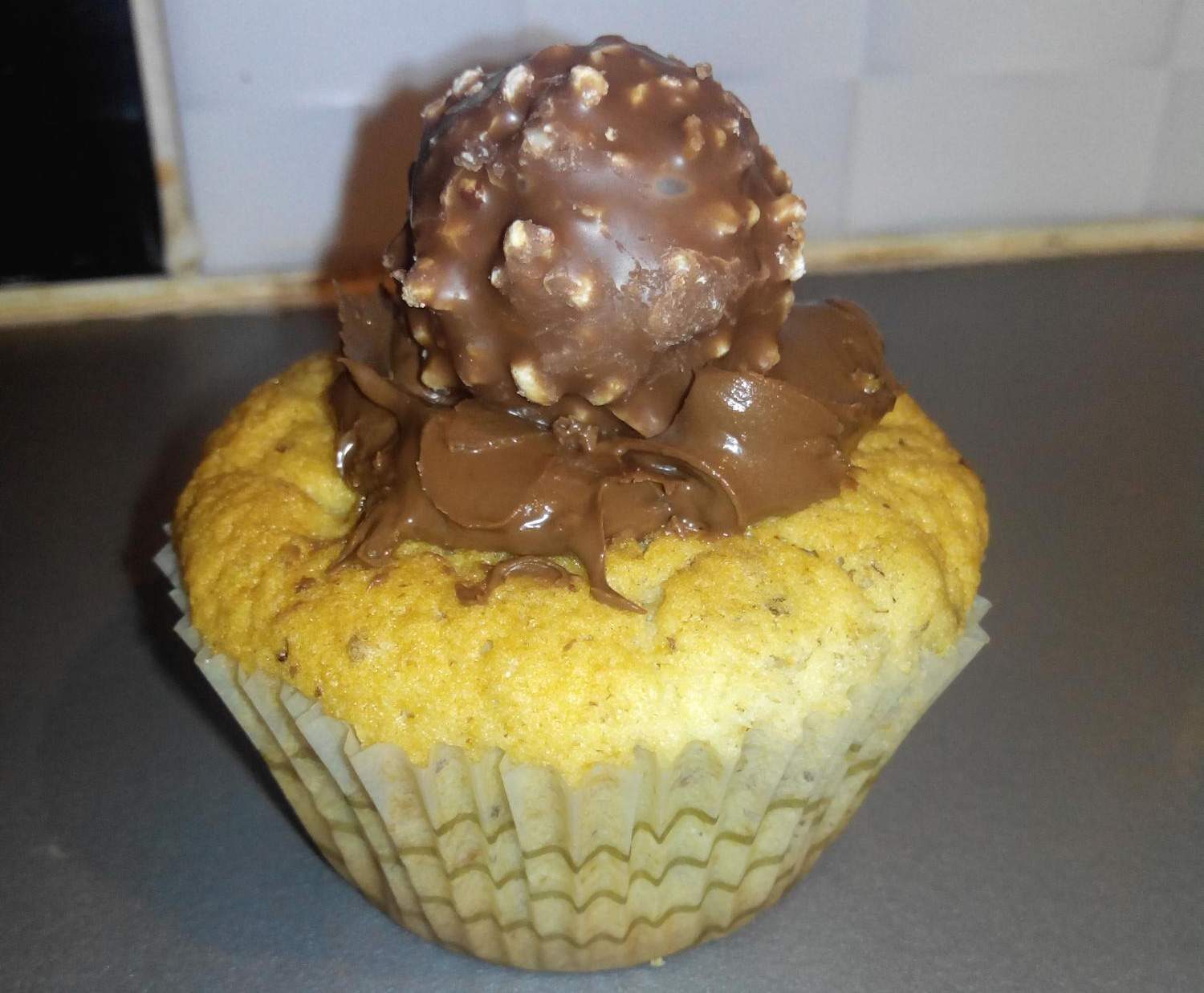 Muffins ferrero rocher