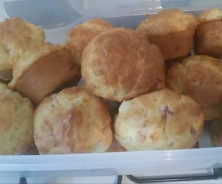 Muffins lardons vache qui rit