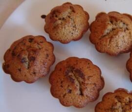 muffins legers aux pepites de chocolat(utiliser les blancs d'oeufs)