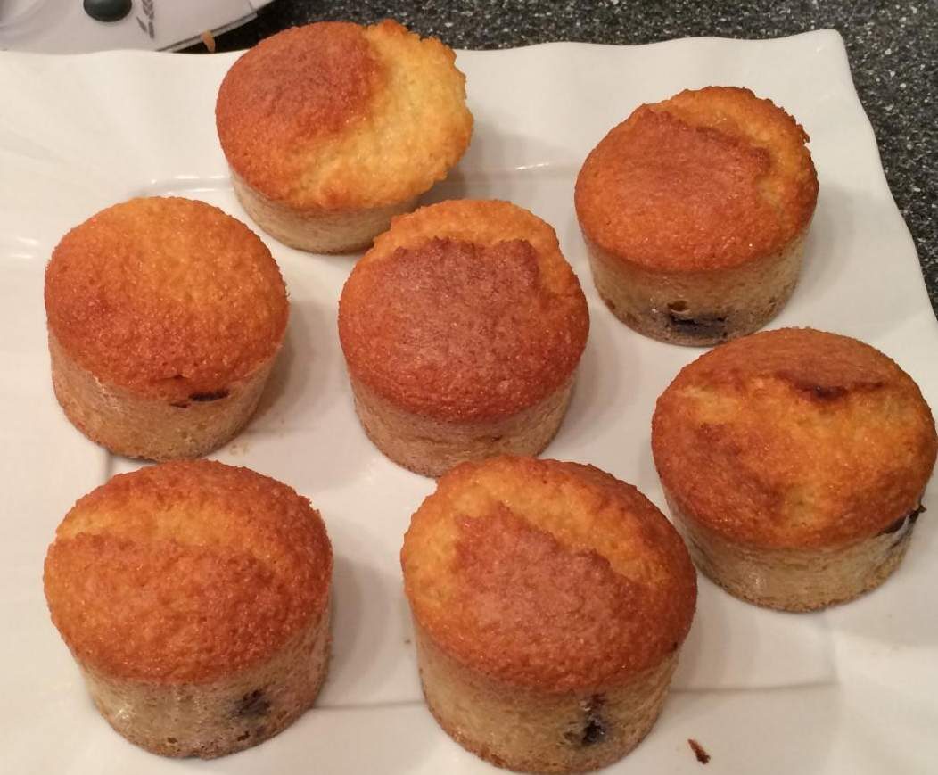 Muffins noix de coco cœur nutella