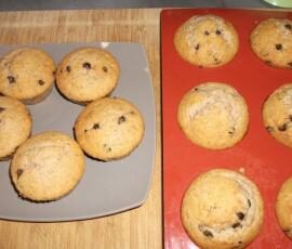 Muffins noix et pépites de chocolat