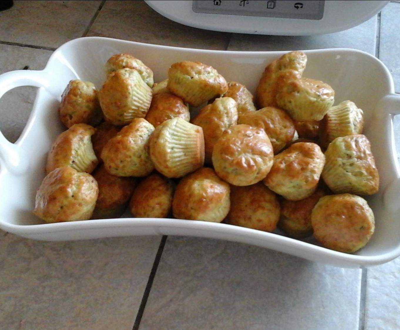 Muffins pistou-pistache