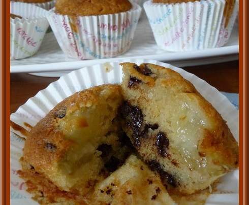 Muffins poire/chocolat