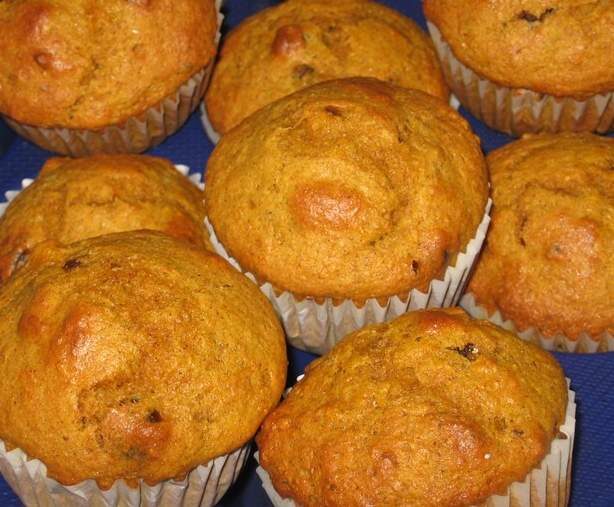 Muffins potiron lardon
