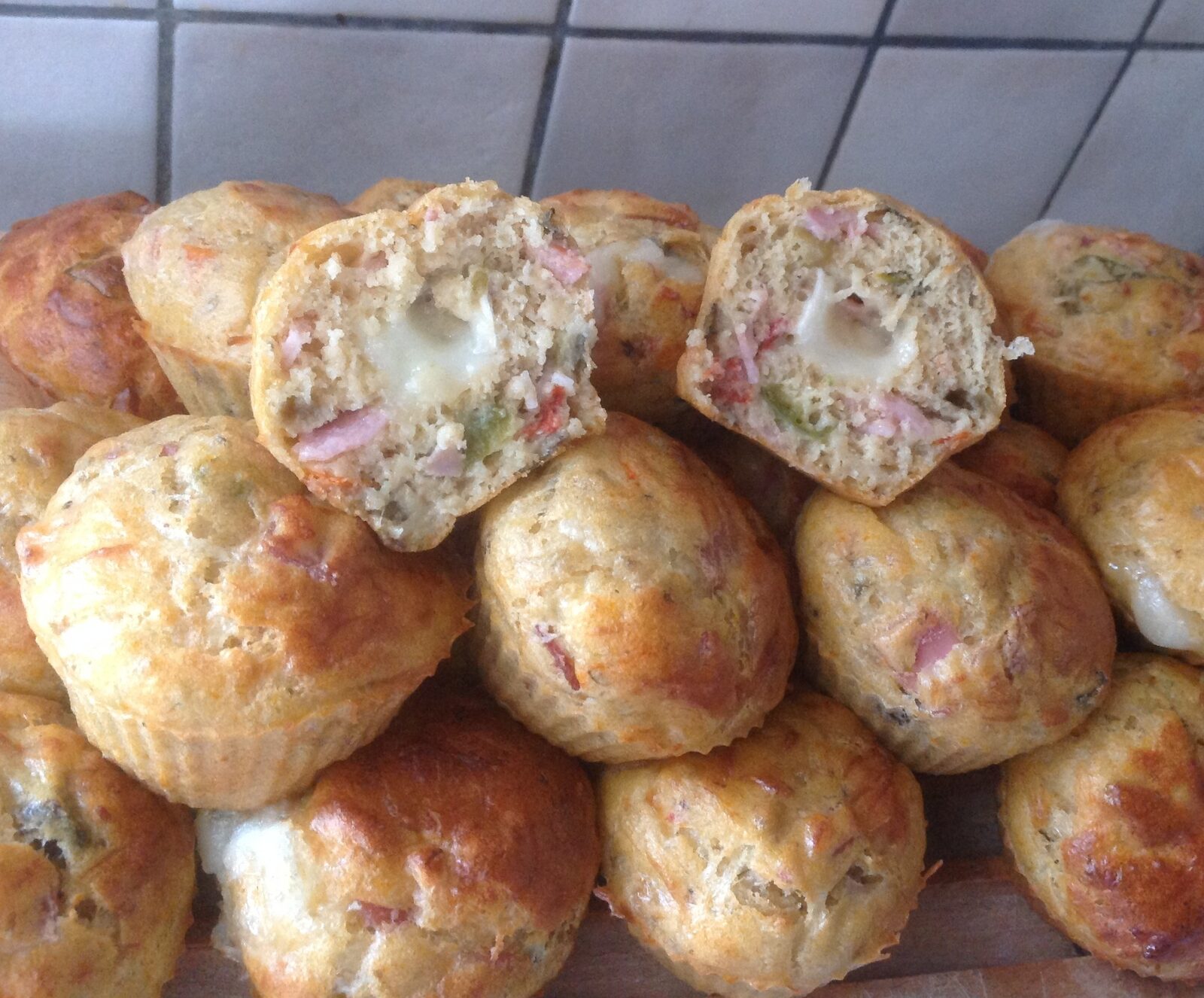 Muffins ratatouille cœur fondant chèvre