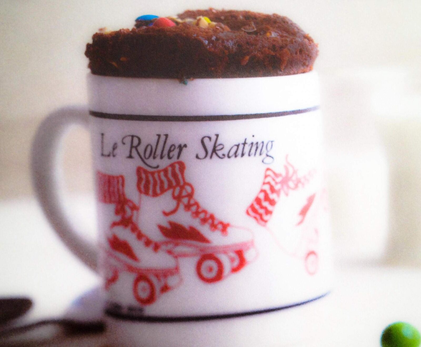 MUG CAKE - Nutella - M&M's