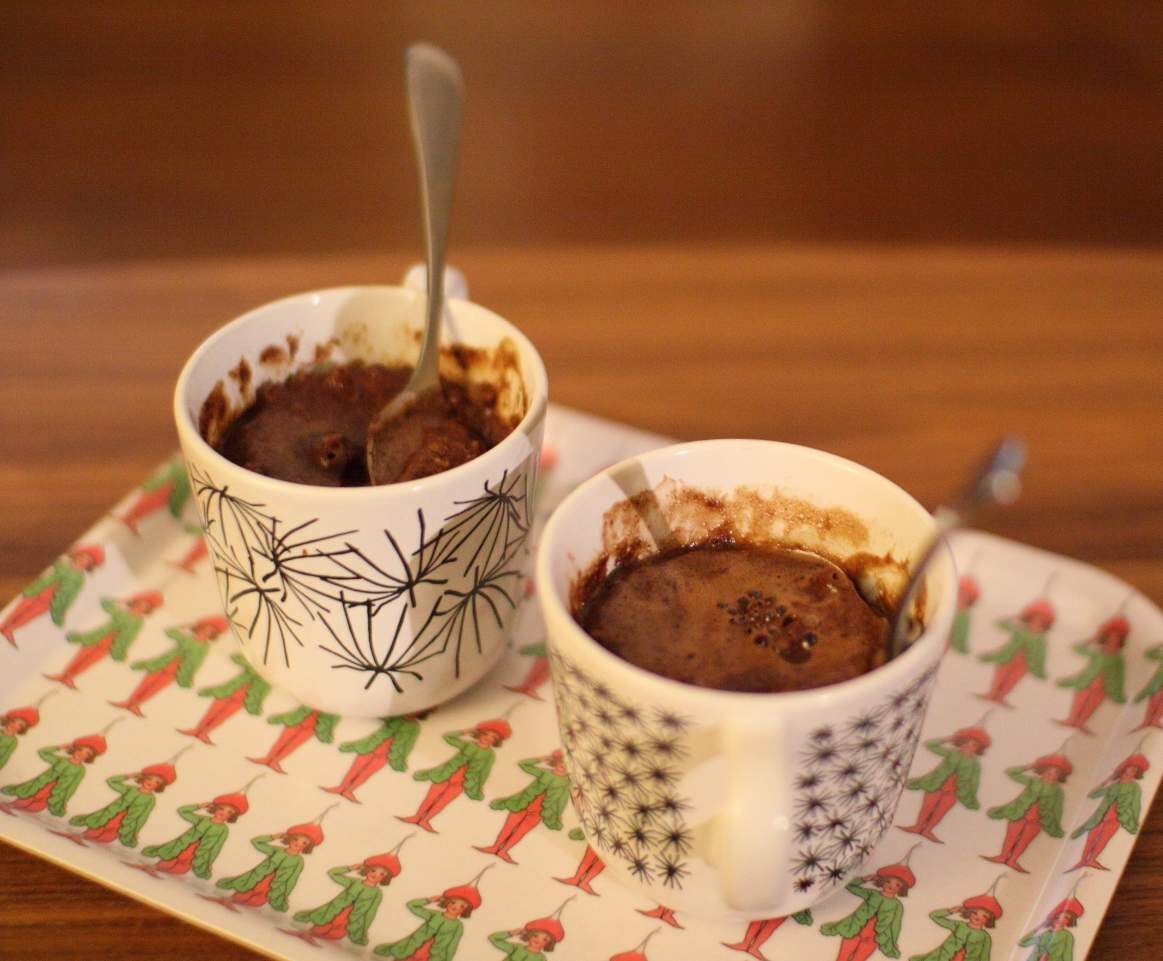 Mugcake Choco Noisettes (sans farine, sans lait)