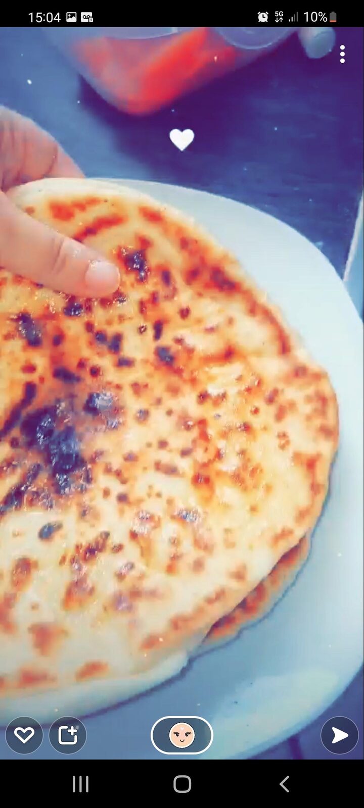 Naan au fromage by mra o nos