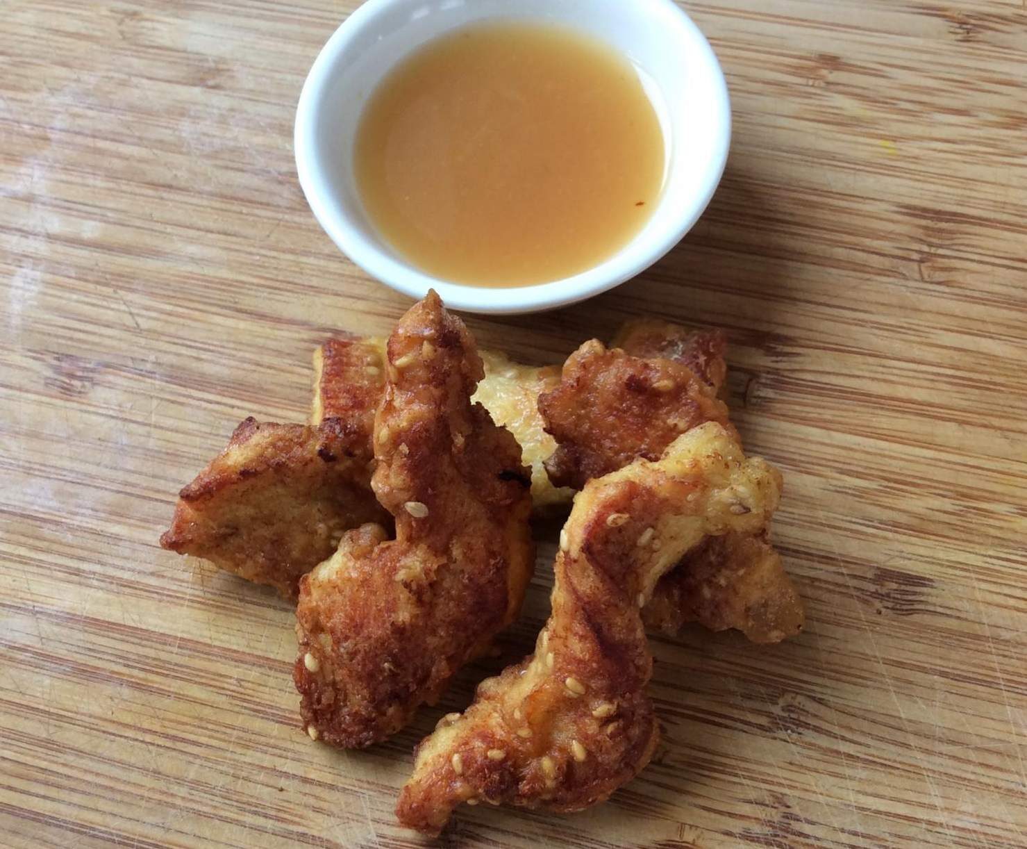 Nuggets de poulet citronné et sauce au citron