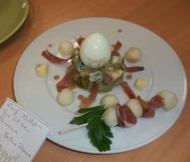 OEUF MOLLET SUR LIT DE POIREAUX