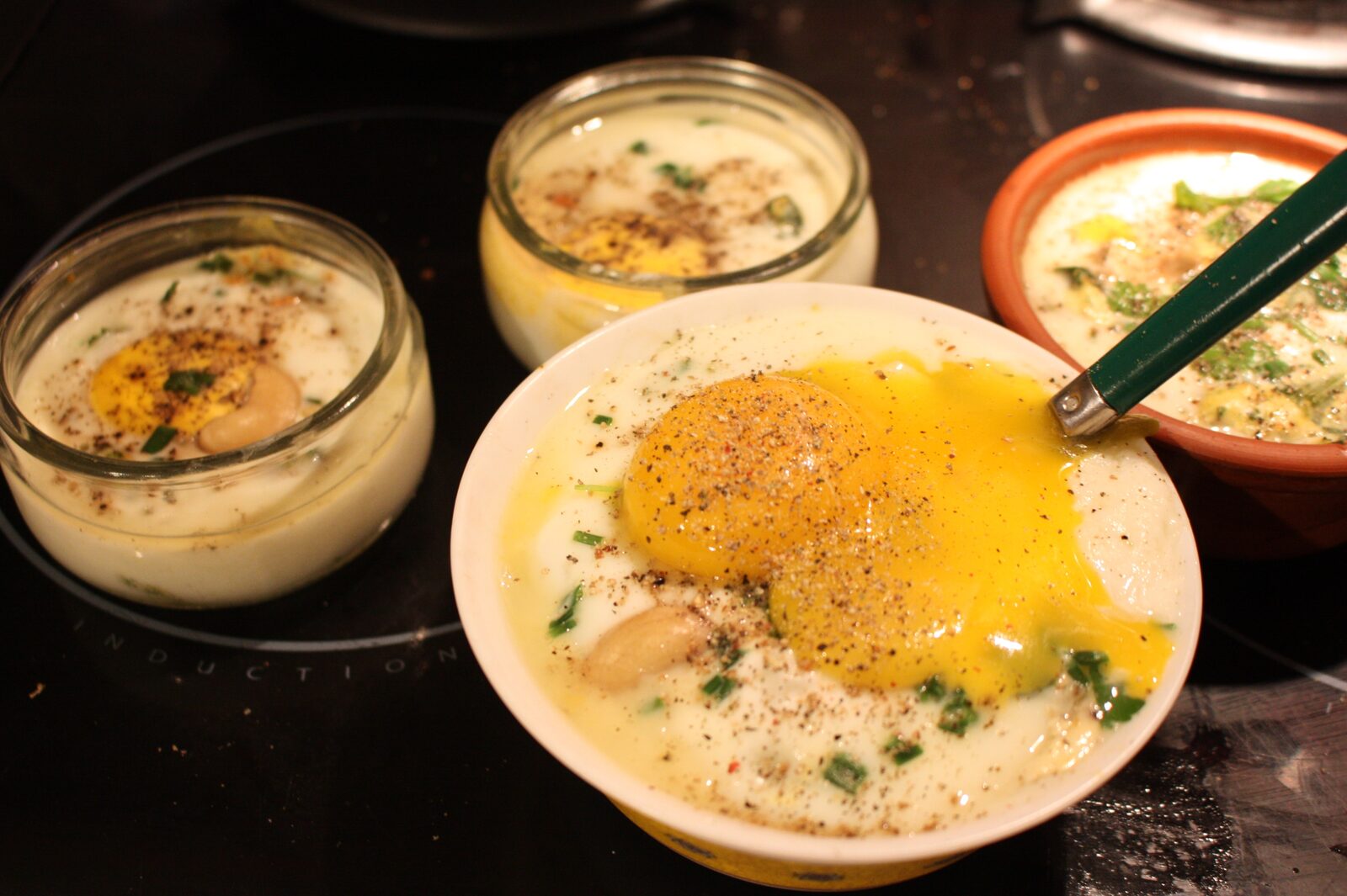 Oeufs cocotte à l'indienne