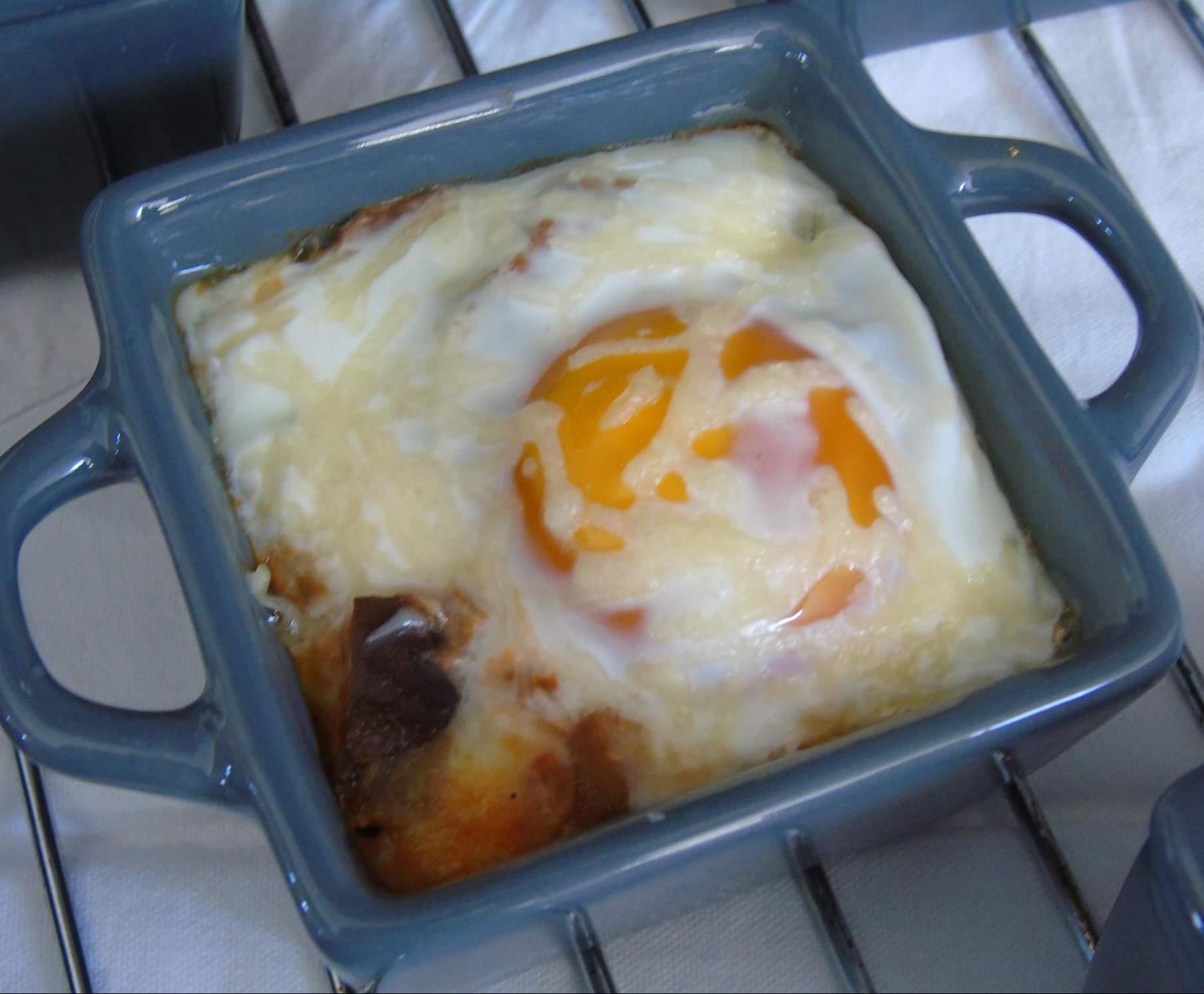 Oeufs cocotte - Courgette & Aubergine