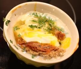 Oeufs cocotte tartare