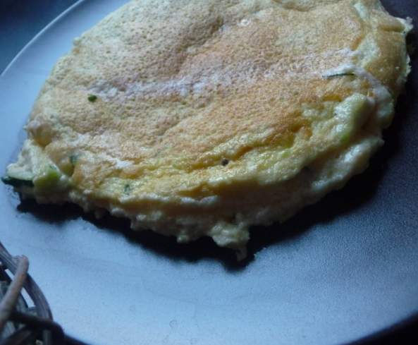 Omelette soufflée à la courgette
