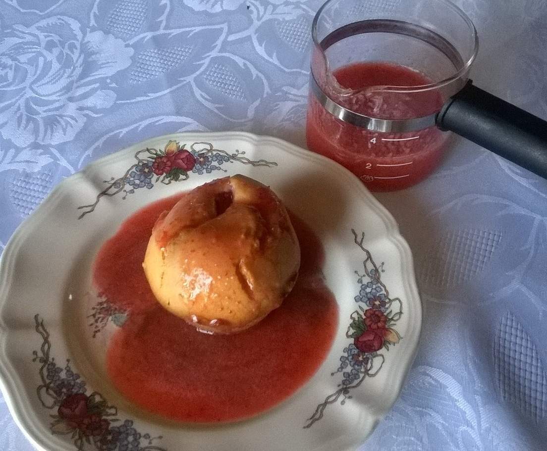 P'tits cakes aux fraises et son coulis