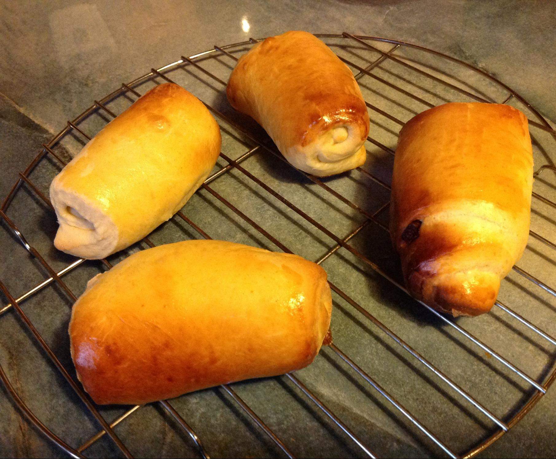 Pain brioché au chocolat
