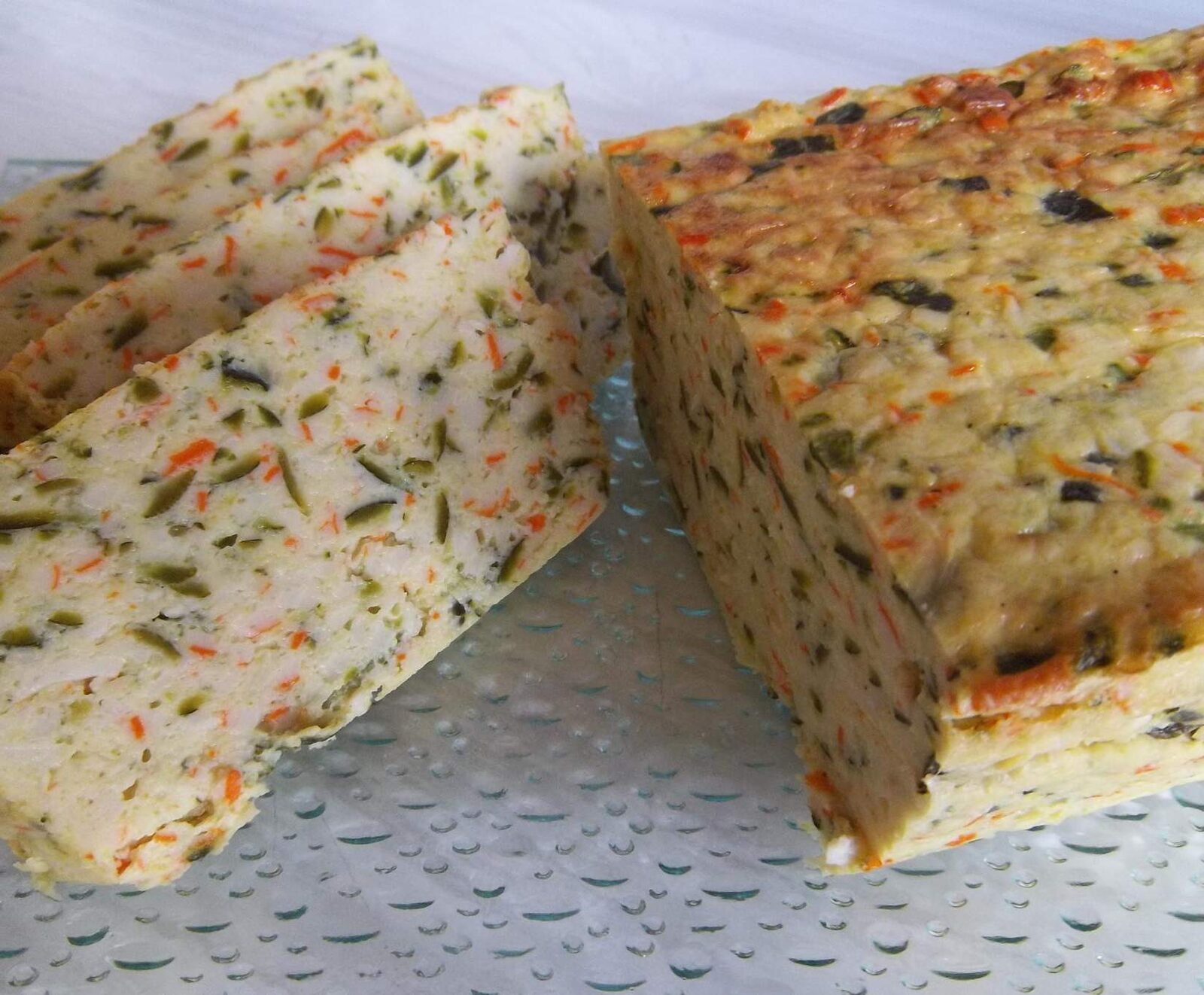 Pain de courgettes au surimi