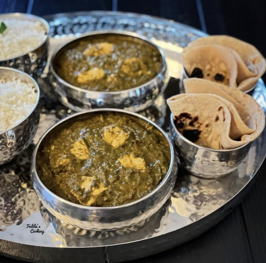 Palak Poulet ( by fadilascooking)