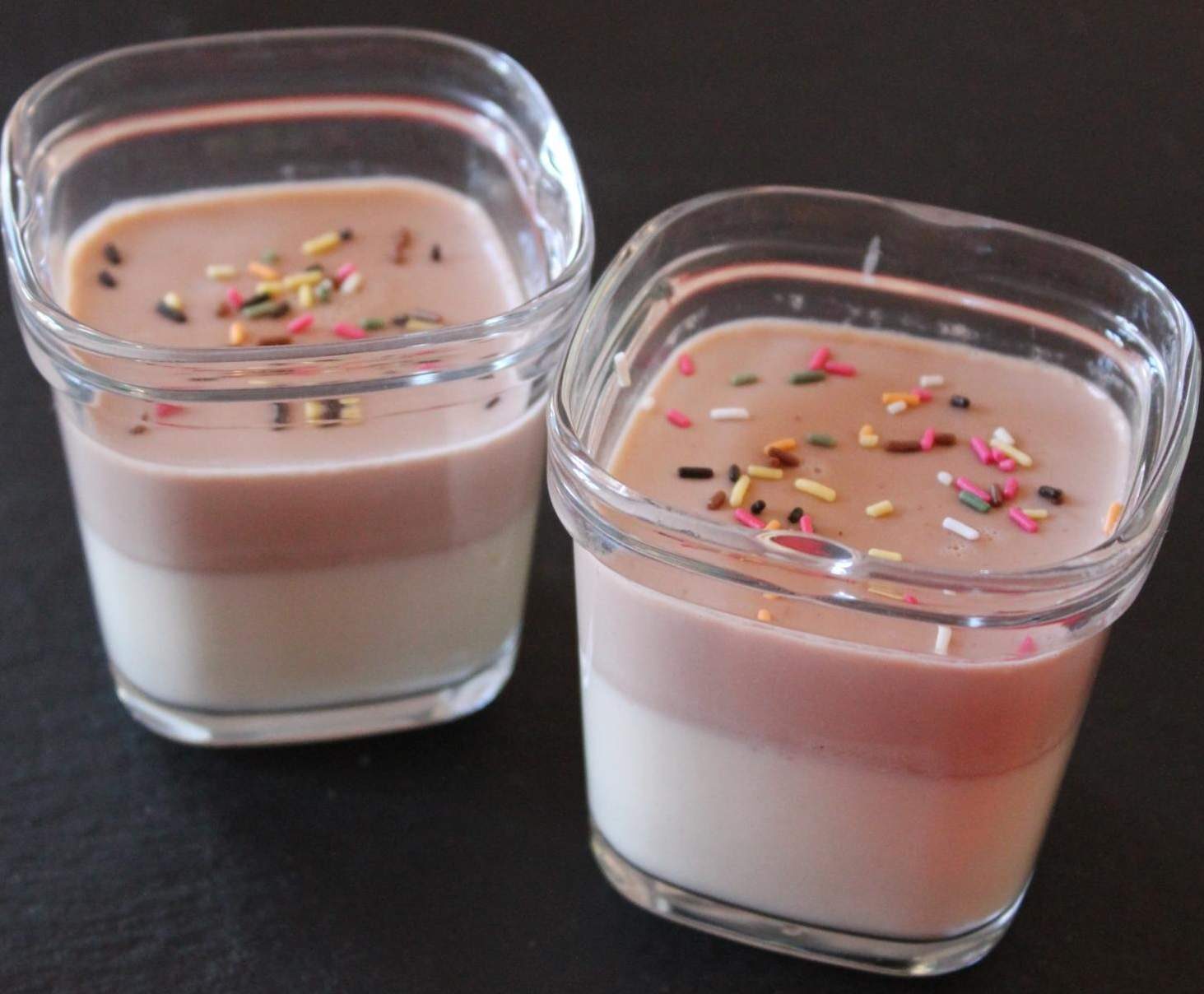 Panna cotta coco-cacao