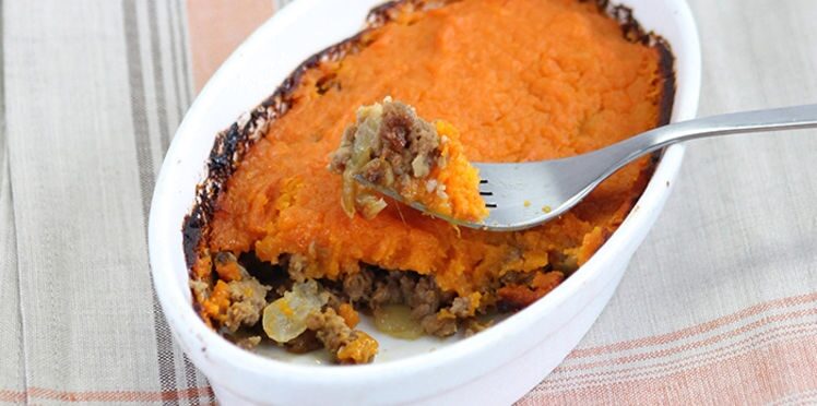 Parmentier de butternut et boeuf