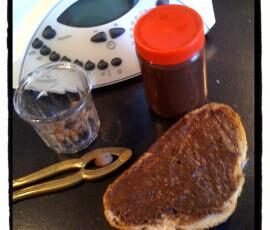 Pâte à tartiner choco-speculoos-noisettes