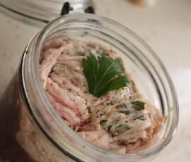 Pâté de porc à la moutarde