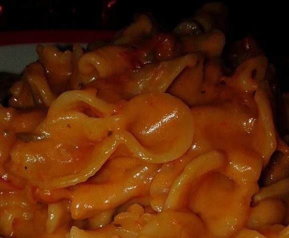 Pâtes minutes express à la tomates