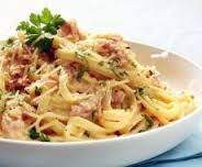 Pâtes sauce carbonara