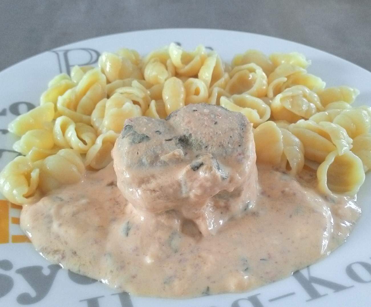 PAUPIETTES A LA CREME ET AU CHORIZO