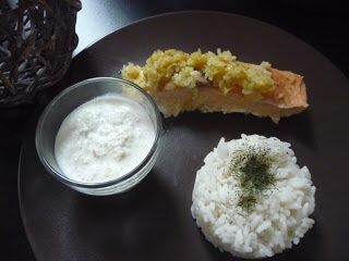 Pavé de saumon au fenouil confit à l'orange