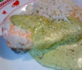 Pavé de saumon sauce à l'oseille