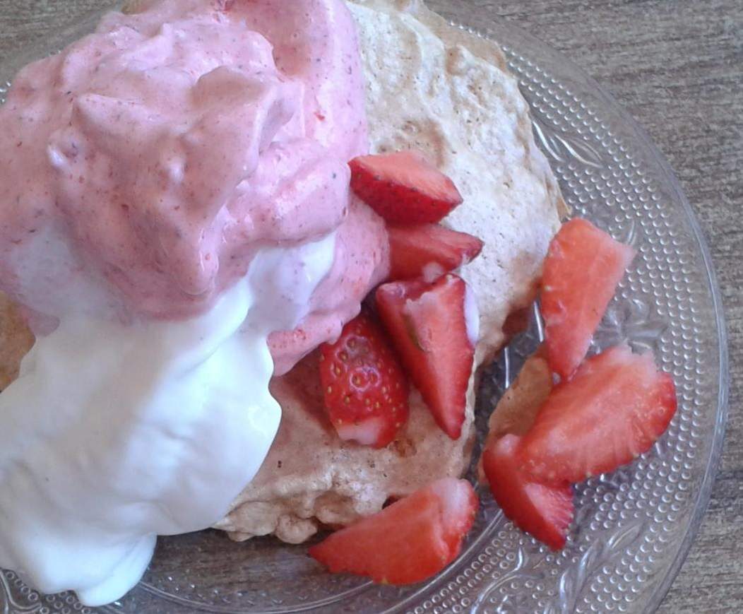 Pavlova aux fraises