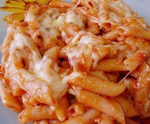 Penne au chorizo et au jambon cru