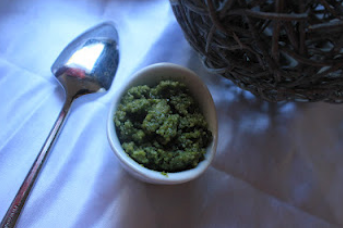 Pesto basilic noisettes maison