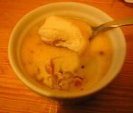 Petites terrines de chocolat blanc à la fève tonka et aux abricots