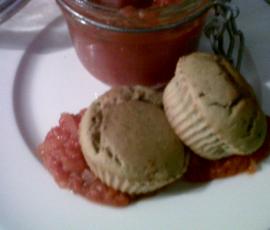 petits cakes d'aubergine au piment d'espelette