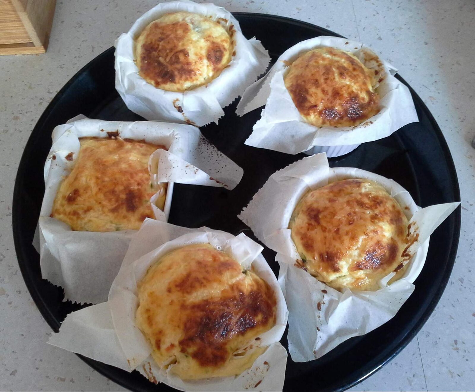 petits flans de courgettes&carottes