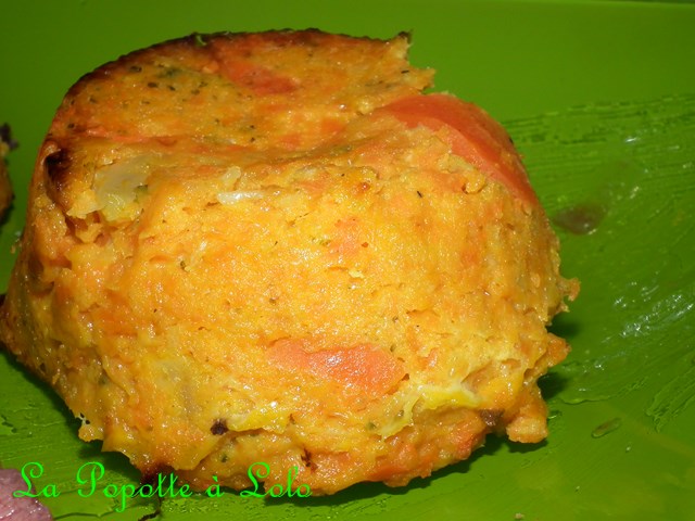 Petits flans de légumes au comté