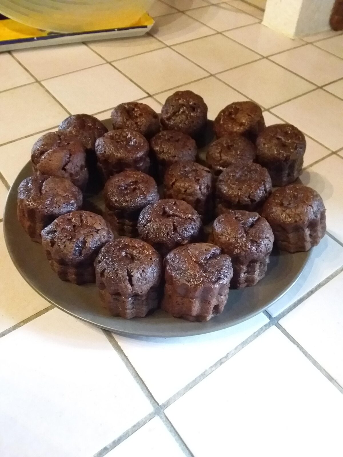 Petits gâteaux chocolat courgettes super rapide