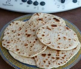 Petits pains Indiens, les chapatis