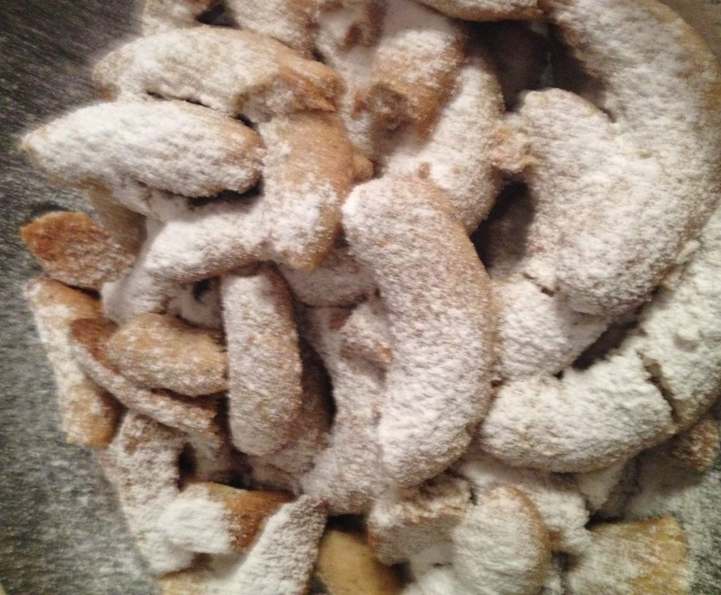 Petits sablés mini-croissants