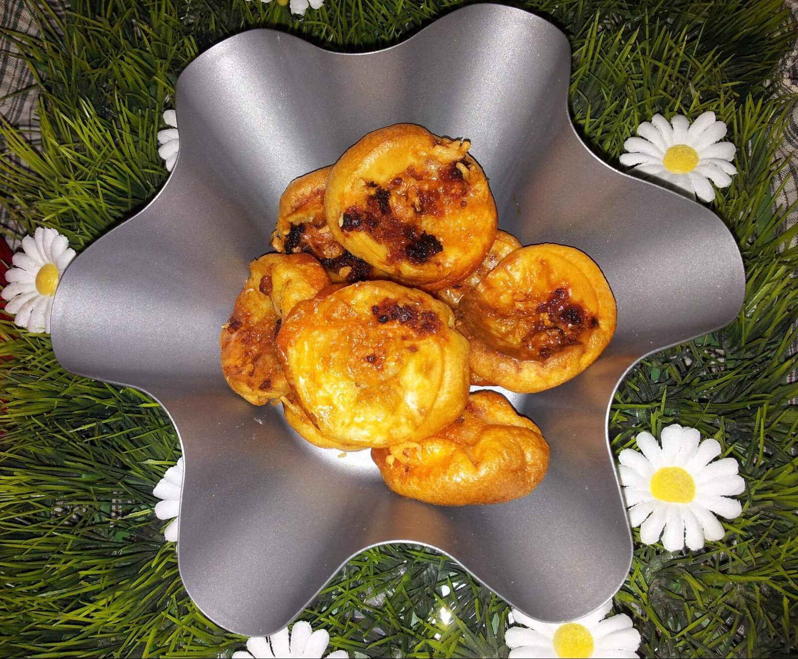 Petits soufflés au chorizo