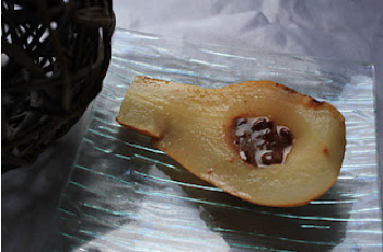 Poires vapeur au chocolat caramel ultra gourmandes