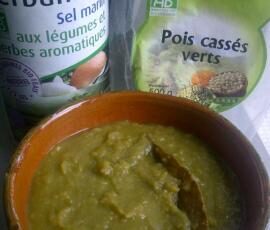 Pois cassés cuisinés (sans viande)