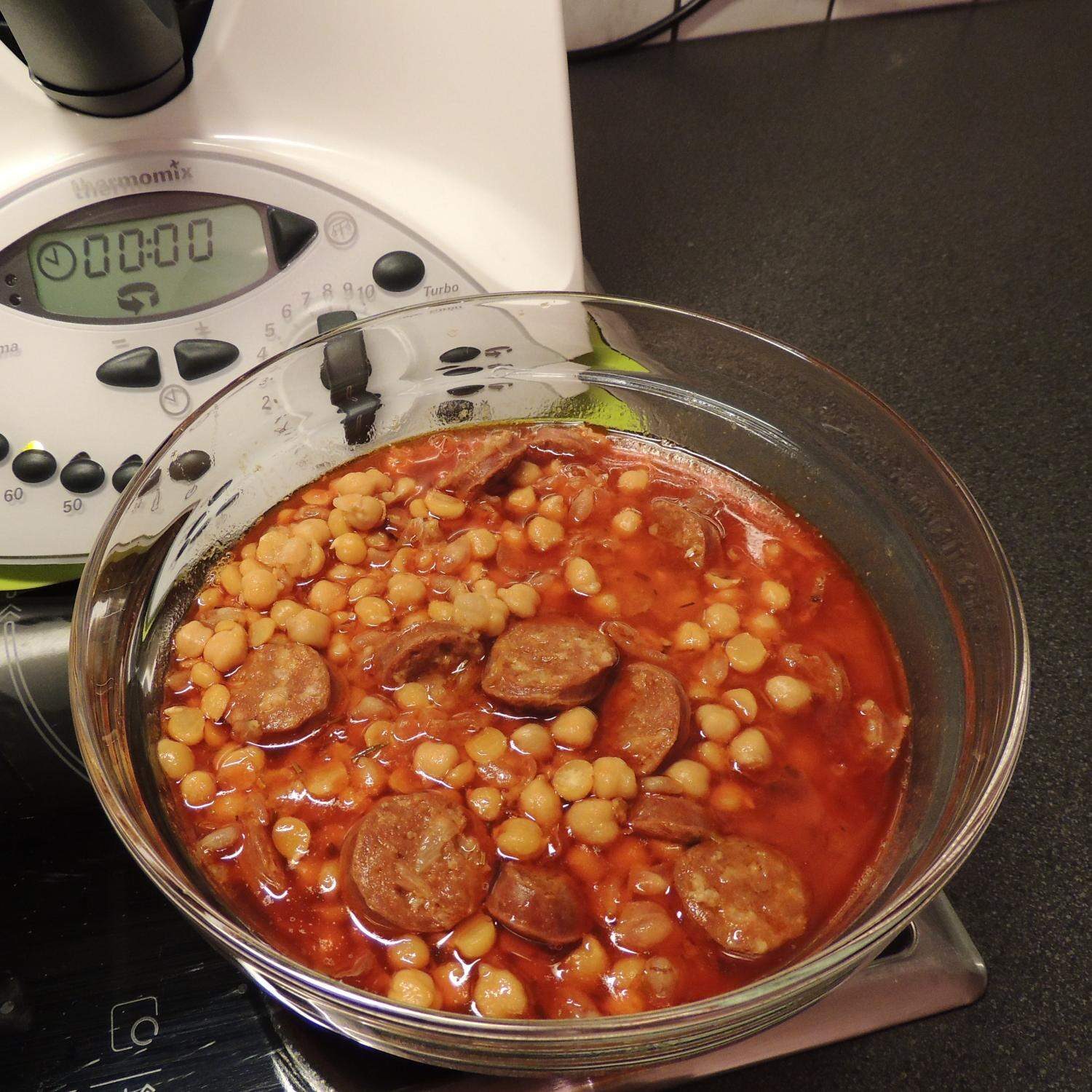 Pois chiches au Chorizo