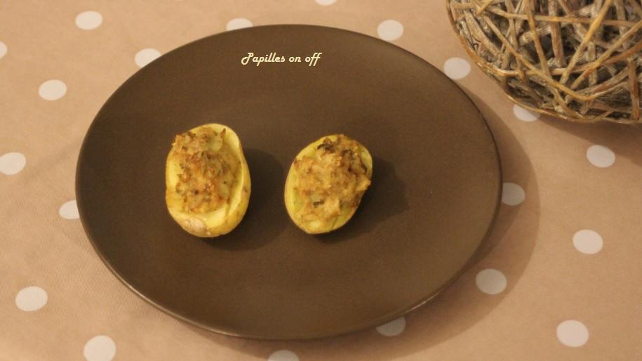 Pommes de terre farcies aux champignons