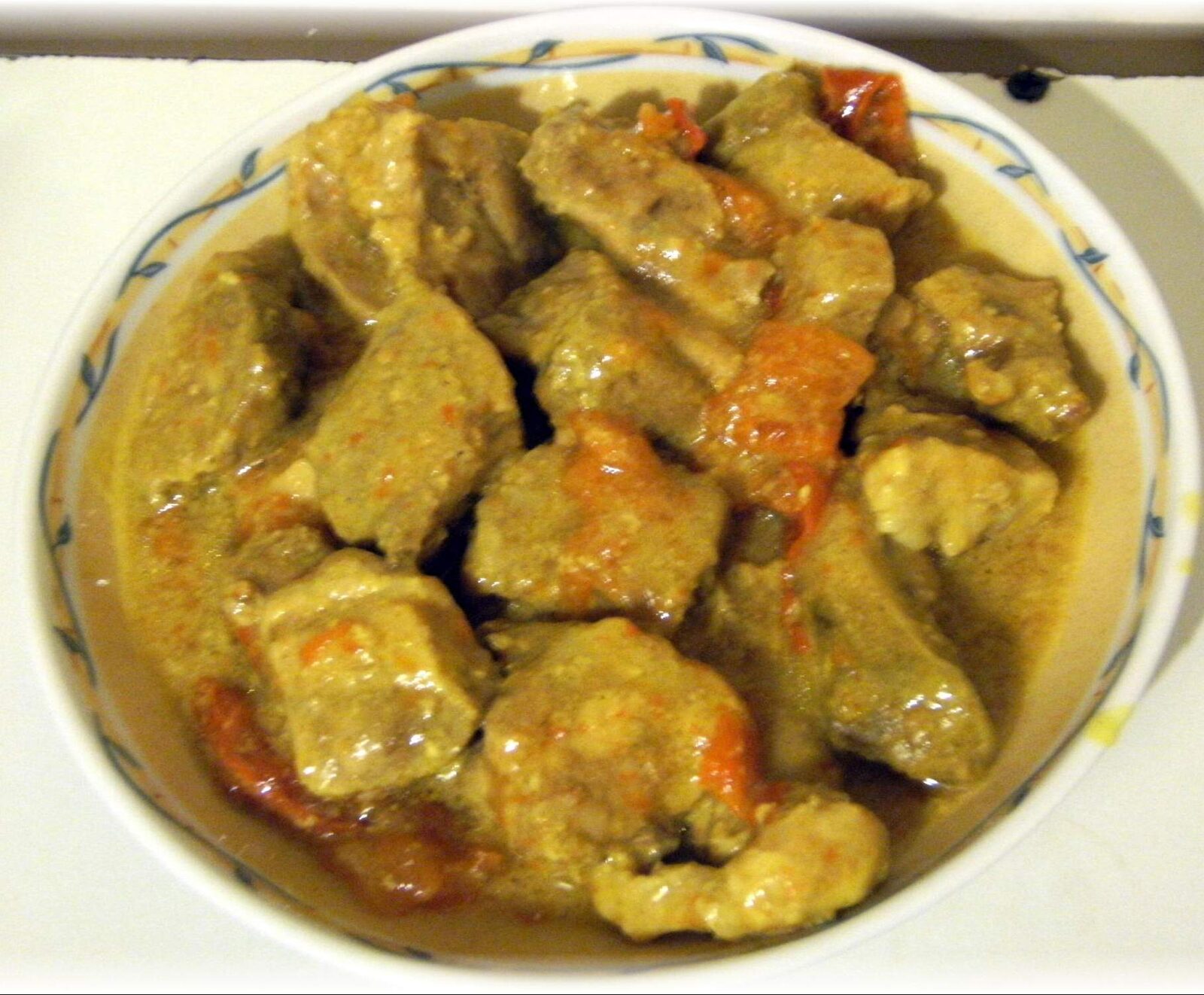 Porc à la sauce coco