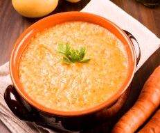 Potage aux carottes et pomme de terre