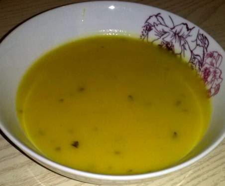 Potage fenouil au citron et curry